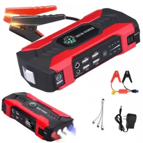   AVVIATORE DI SALTO BOOSTER 28000mah AVVIAMENTO DI EMERGENZA PER AUTO POWERBANK 800A 12V