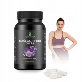   Maślan Sodu Forte 770mg: 100 Capsule per la Salute Intestinale