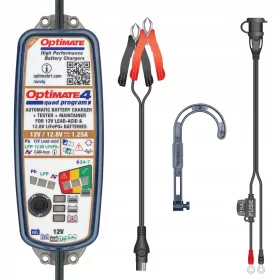    CARICABATTERIE OPTIMATE PROGRAMMA OPTIMATE 4 QUAD 12V 1,25A, 4-60AH A
