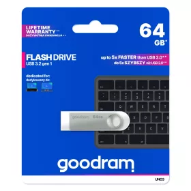  Chiavetta GOODRAM UNO3 64 GB USB 3.2 argento