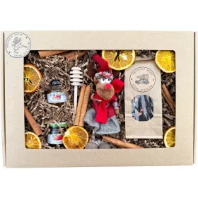    Un delizioso regalo di Natale. Set regalo per albero di Natale