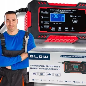    Caricabatteria LCD Raddrizzatore Automatico 12V/6A INTELLIGENTE
