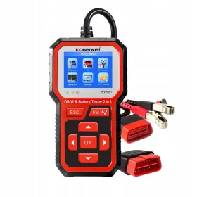    Misuratore diagnostico Konnwei KW681, scanner OBD2, tester batteria
