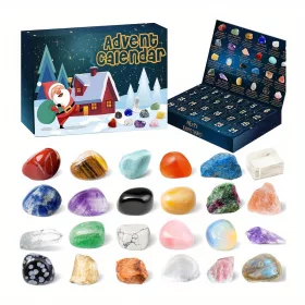    Calendario dell'Avvento 2024 - 24 Una collezione unica di gemme e minerali