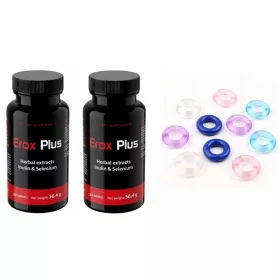   Erox Plus - Integratore per Uomini per Potenza e Libido con Ingredienti Naturali