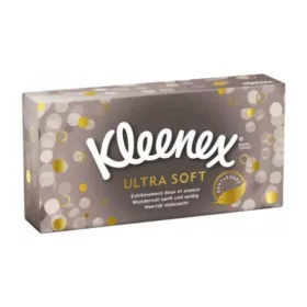  Fazzoletti Kleenex senza profumazione, 3 strati. 64 pezzi