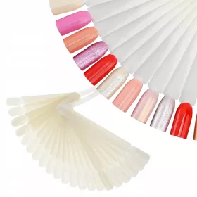    CAMPIONE DI SMALTO A VENTAGLIO SU ROTELLA MILKY 32 PUNTE QUADRATE