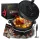  PENTOLA IN GHISA GRIGLIA CON COPERCHIO KESSER 7,3L