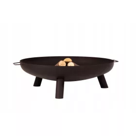   Braciere da giardino in acciaio verniciato nero saldato Corfu 85 cm