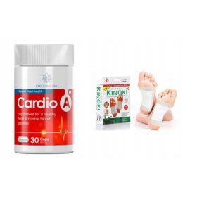   Cardio A+: Integratore per il Supporto della Salute Cardiaca con Piastrine Detox KINOKI in Omaggio
