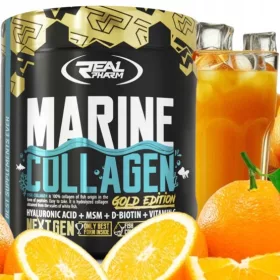   Real Pharm Marine Collagen con Arancia - Collagene Marino da Pesce 300g
