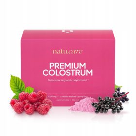   Colostrum Premium con Gusto di Lampone e Sambuco Nero per Bambini - Supporto Immunitario Naturale