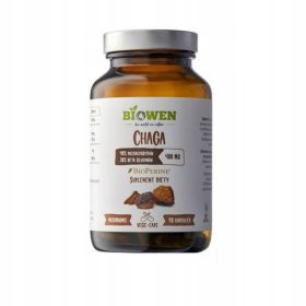   Biowen Chaga 400 mg con Polisaccaridi al 40% e Betaglucani al 30% - 90 Capsule