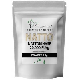   Nattokinase 25g - Integratore Alimentare in Polvere per il Supporto Cardiovascolare