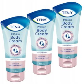   Set di 3 Confezioni di Crema Corpo TENA ProSkin - Idratazione per Pelli Sensibili