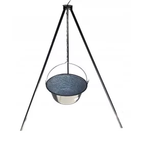  BOLLITORE SMALTATO UNGHERESE TREPPIEDE GULASCH 8L