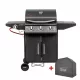  #ACTIVA GAS GARDEN GRILL ALABAMA 3 12,8 kW + COPERCHIO, griglia in ghisa
