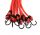 Corda Elastica con Gancio Metallico BUNGEE CORD HOOK - 10 Pezzi, 0.8x60cm