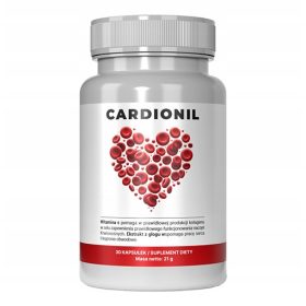  Cardionil - Integratore per il Supporto Cardiovascolare, 30 Capsule