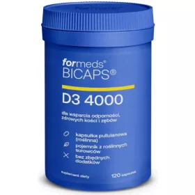   BICAPS® D3 4000 - Integratore di Vitamina D in Capsule Naturali, 120 Porzioni