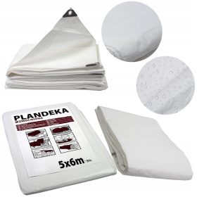   Plandeka Protettiva Rinforzata 5x8m per Auto e Terrazzi - Resistente agli Agenti Atmosferici