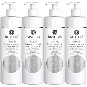   Emulsione Detergente Dermatologica BasicLab per Pelle Sensibile e Delicata 1200ml