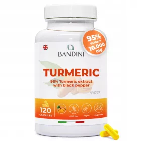 Curcuma e Piperina Alta Concentrazione - 700 mg per Capsula