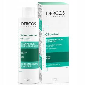   Shampoo Vichy Dercos Controllo Sebo per Capelli Grassi 200 ml