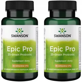  Probiotico Swanson Epic Pro 25 con 25 Cepas Diverse e 30 Miliardi di CFU - Supporto Intestinale e Digestivo