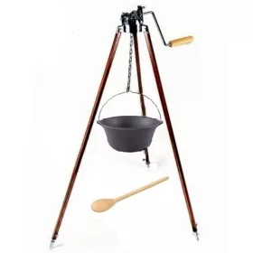  BOLLITORE IN GHISA UNGHERESE 8L SUPPORTO TELESCOPICO