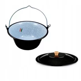  BOLLITORE SMALTATO UNGHERESE 16L + COPERCHIO