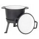  Paiolo in ghisa 3in1 smaltato 15 litri grill MK606