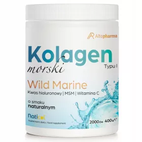   Collagene Marino da Dorsci Selvaggi con Acido Ialuronico e Vitamina C - Altopharma® 400g
