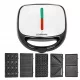 TOAST WAFFLE MAKER PANINI SANDWICH MAKER GRILL TORTILA TOAST 5IN1 TOAST 1200W