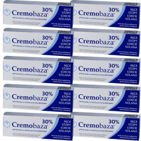   Cremobaza 30% Crema Idratante con Urea per Pelle Molto Secca - Confezione da 10 x 30g