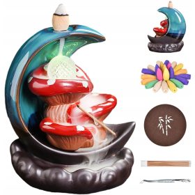   Camino Aromatico SKILBEAIA in Ceramica con LED per Aromaterapia e Relax