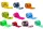 Kit di Bendaggi Coesivi REA COHESIVE BANDAGE - Confezione da 10 pezzi Multicolore
