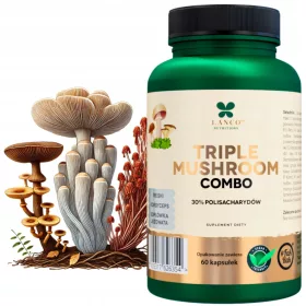   Supplemento Dietetico Triple Mushrooms Combo - Mix di Funghi con Polisaccaridi