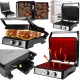  MalTec SM4500W contatto, pieghevole, grill elettrico tradizionale argento/grigio 2500 W