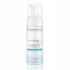   Schiuma Detergente Dermedic Normacne con Niacinamide, 170 ml - Purifica e Luminosità