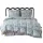 Biancheria da Letto Fiorata con Balze 200x220 Bicolore e Reversibile
