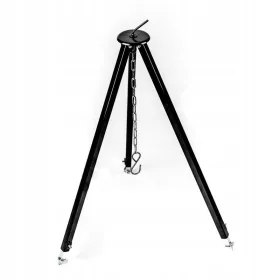    Supporto treppiede TELESCOPICO regolabile 70/120cm per calderone, griglia