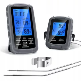  TERMOMETRO PER GRIGLIA AFFUMICATORE WIRELESS 2 SON