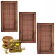 Set di 3 Stampi in Silicone per Cioccolato al Stile di Dubai 13.5 x 25 cm
