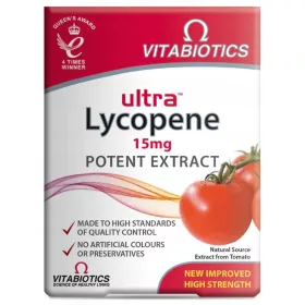   Ultra Lycopene di Vitabiotics: Supplemento di Licopene per Vegetariani, 30 Compresse