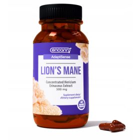   Encann Lion’s Mane: Integratore di Estratto di Erba Criniera di Leone 500mg, 60 Capsule