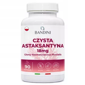   Astaxantina Pura Alta Dosaggio 18 mg - 90 Capsule Vega da 3 Mesi di Bandini Pharma