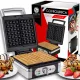  Electo Bella-J-1640 piastra per waffle 2000 W grigio-argento