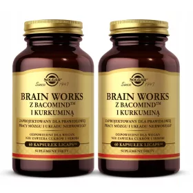   Solgar Brain Works: Supporto Cognitivo e Nervoso con BacoMind™ e Curcumina