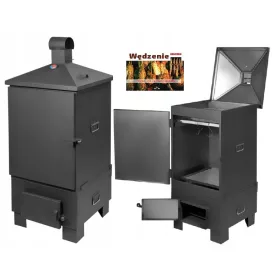    Affumicatoio da giardino XXL HIGH 140 cm termometro in metallo + libro